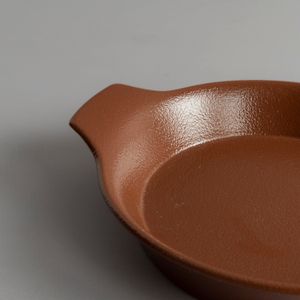 Fuente Redonda Fusion Terracota con Asas 16 cm