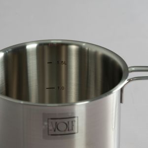 Jarro de Acero Inoxidale Milk Pot 1.92 Lts. - 14 cm