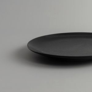 Plato Playo Karbon Negro 27 cm - X Unidad