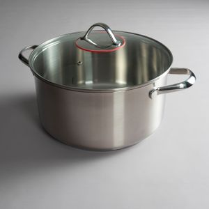 Cacerola Beverly con Tapa de Vidrio - 28 cm