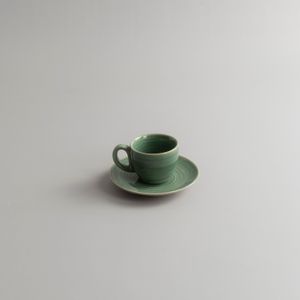 Taza de Café con Plato Emerald
