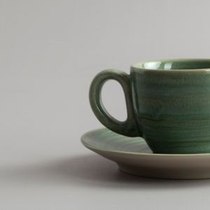 Taza de Café con Plato Emerald