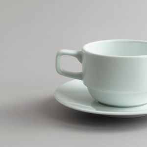 Taza de Té con Plato Ultra - Set X6