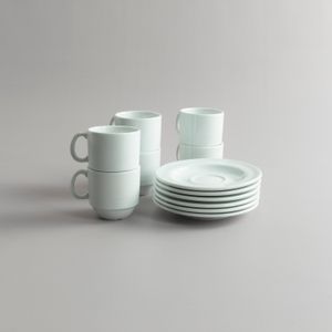 Taza de Café con Plato York - Set X6