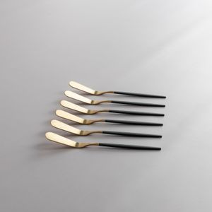 Cuchillo manteca Metro negro - Set x 6
