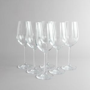 Set decantador vidrio 1500 ml + 6 Copas Cristal 500 ml + caja regalo