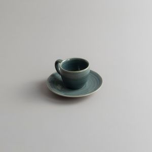 Taza de Café con Plato Jade