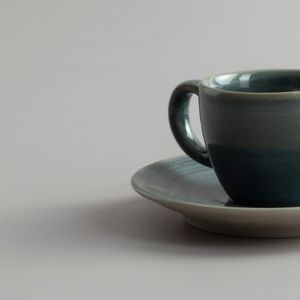 Taza de Café con Plato Jade