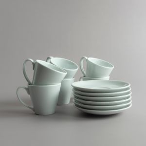 Taza de Té con Plato Ultra - Set X6