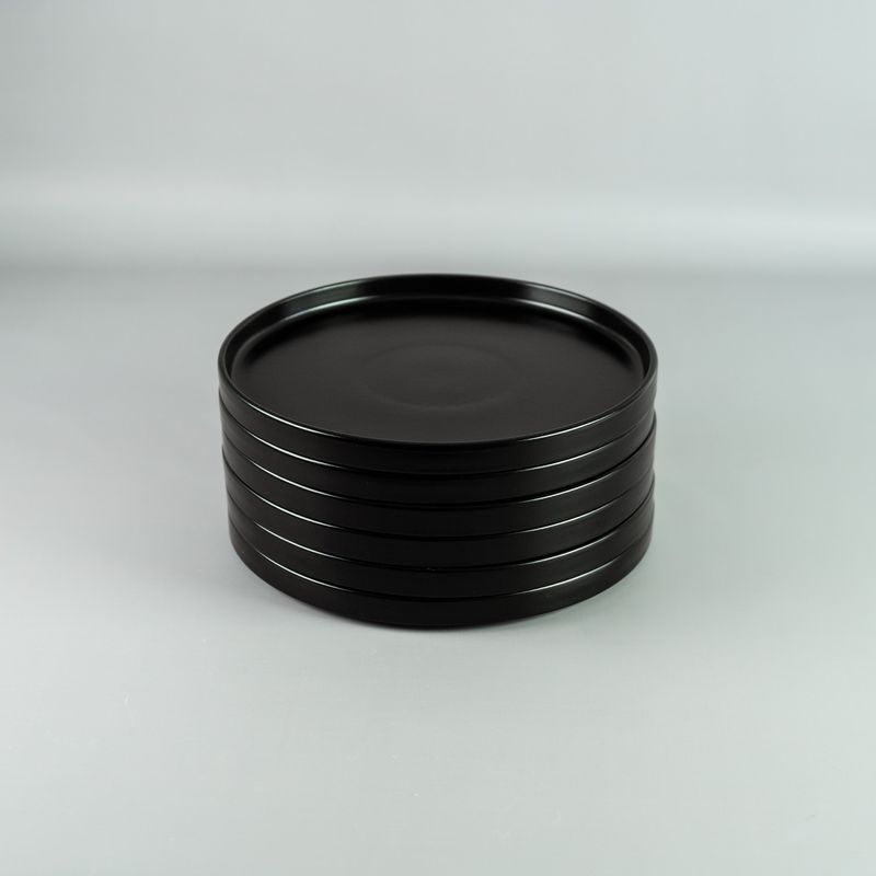 Plato-playo-Nordic-27cm-Negro