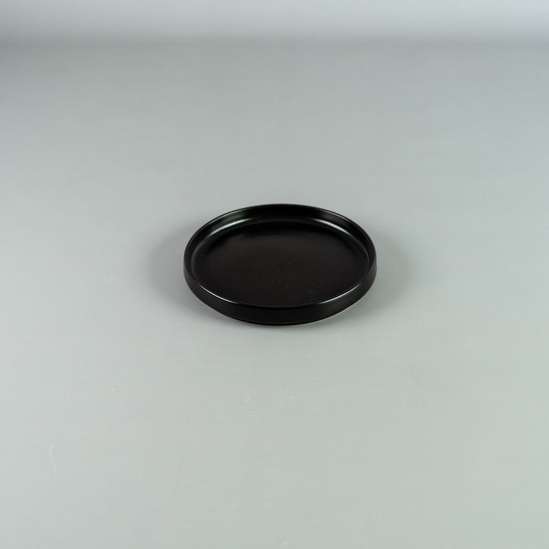 Plato-playo-Nordic-16cm-Negro