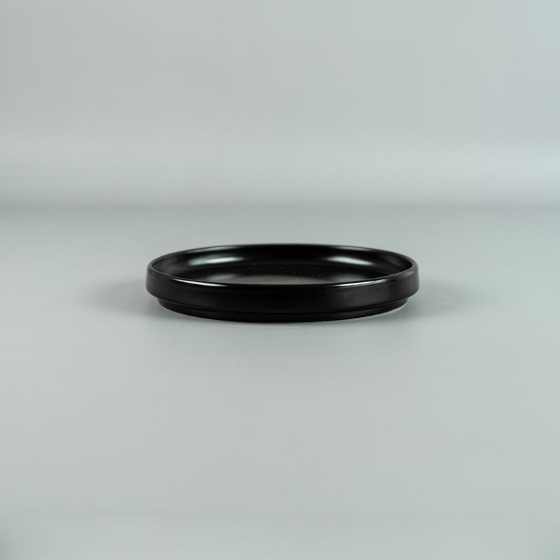 Plato-playo-Nordic-16cm-Negro