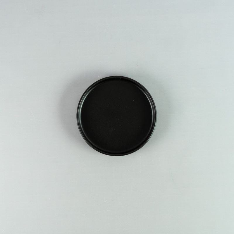 Plato-playo-Nordic-14cm-Negro
