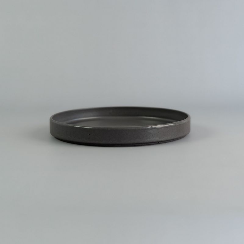 Plato-recto-21cm-Gris