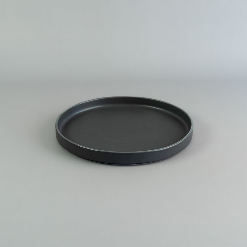 Plato-recto-27cm-Gris