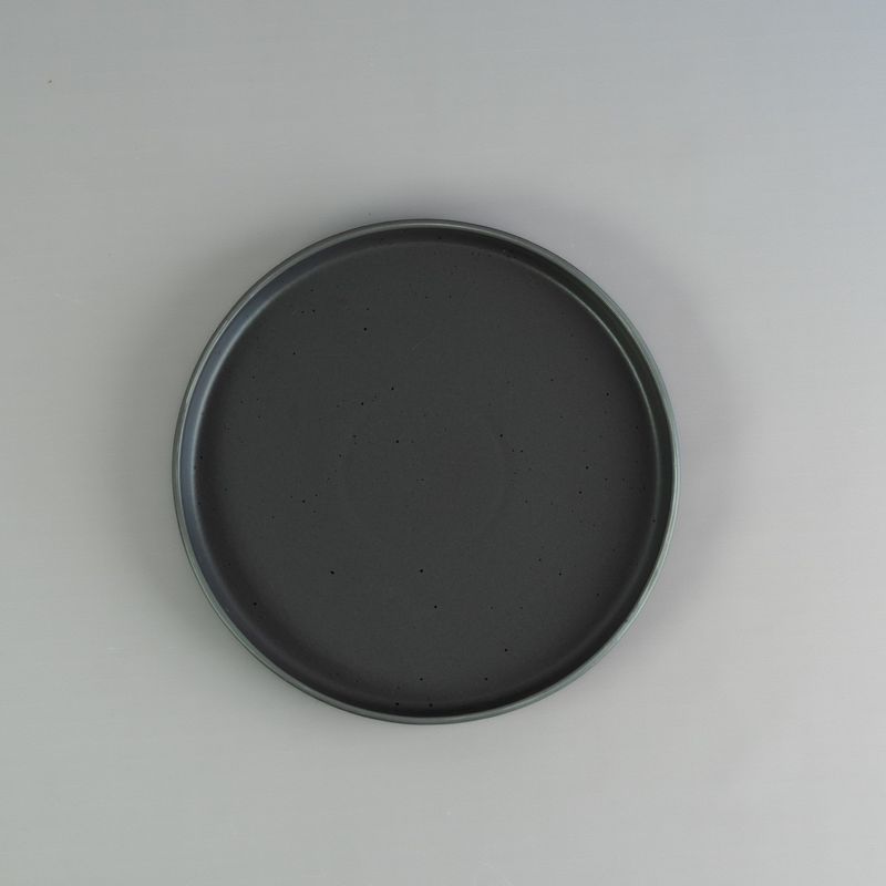 Plato-recto-27cm-Gris