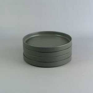 Plato recto 25cm Green