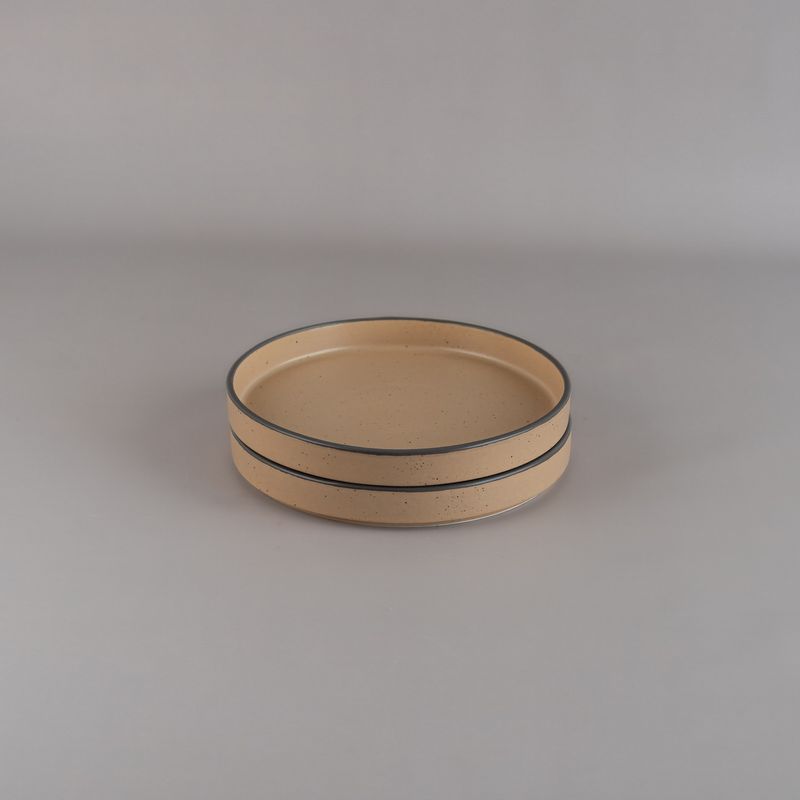 Plato-recto-21cm-Sand