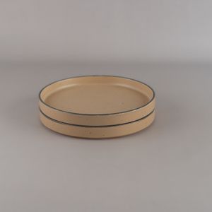 Plato recto 25cm Sand